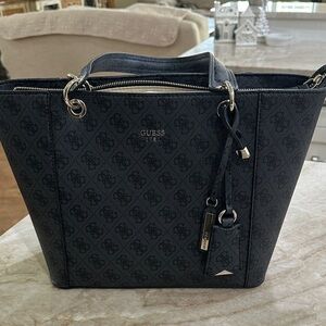 Guess Charcoal Black Tote Bag